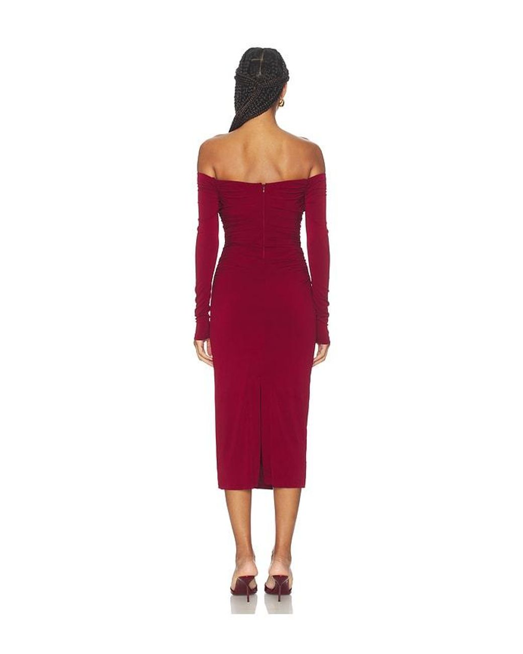 Astr Red Lovinia Dress