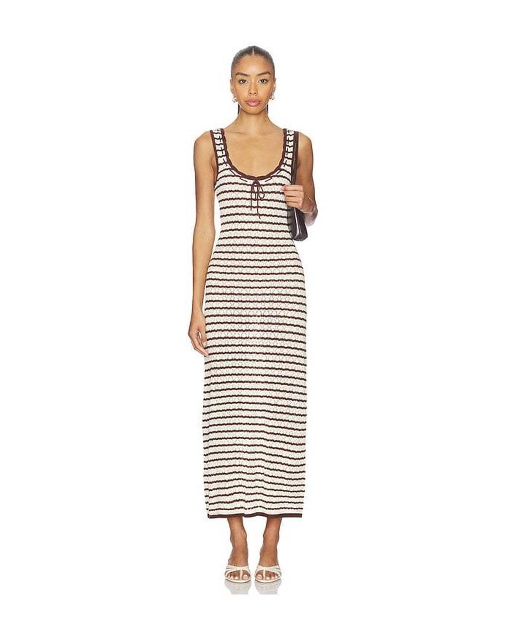 LSPACE White Rosalie Maxi Dress