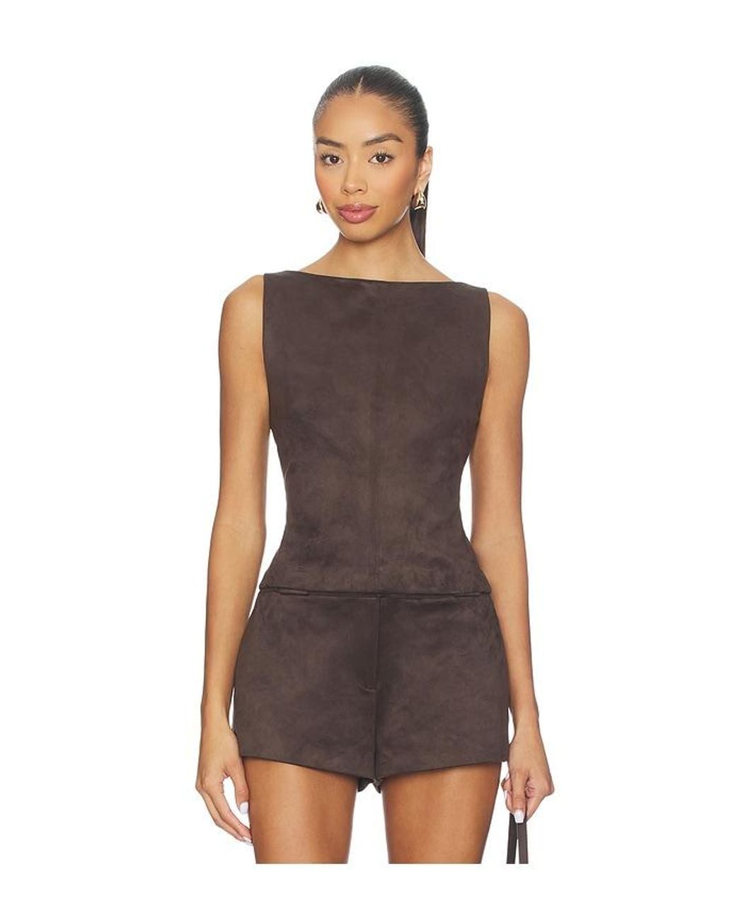 Tularosa Brown Irene Top