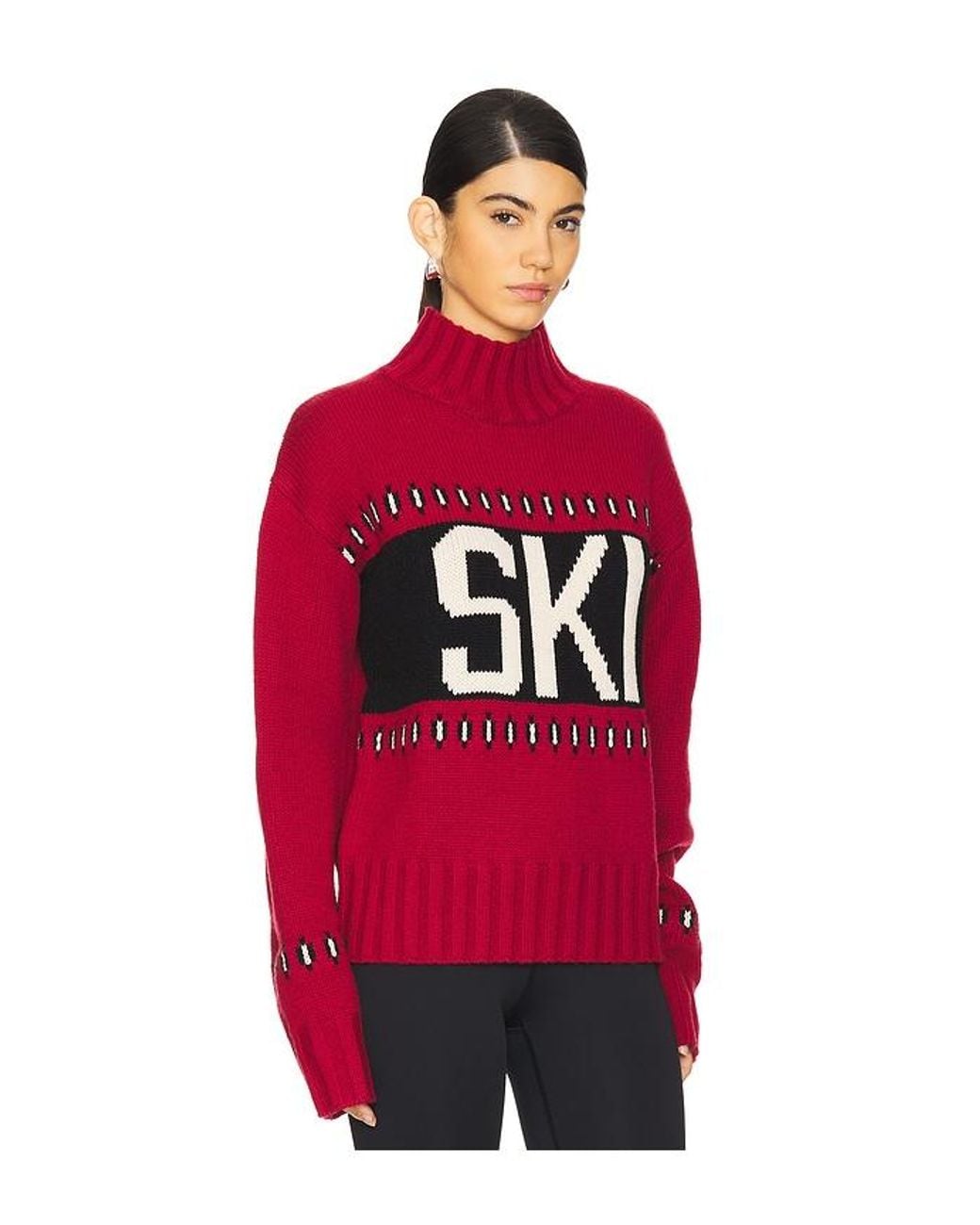 Lovers + Friends Red Annabel Ski Sweater