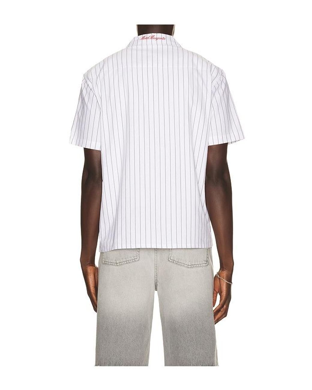 Motel Margarita White Descanso Zip Up Shirt for men