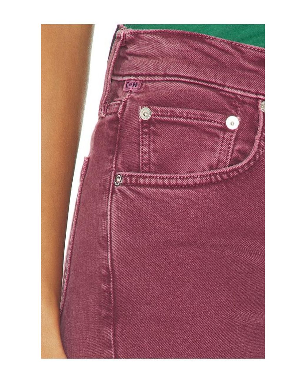 Citizens of Humanity Red Palma Straight Jean