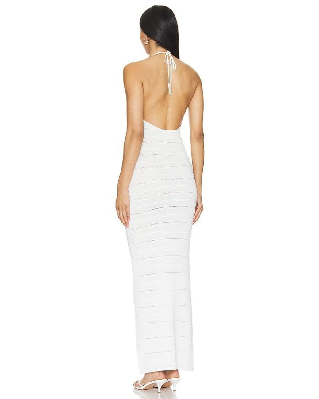 superdown White Sloan Maxi Dress