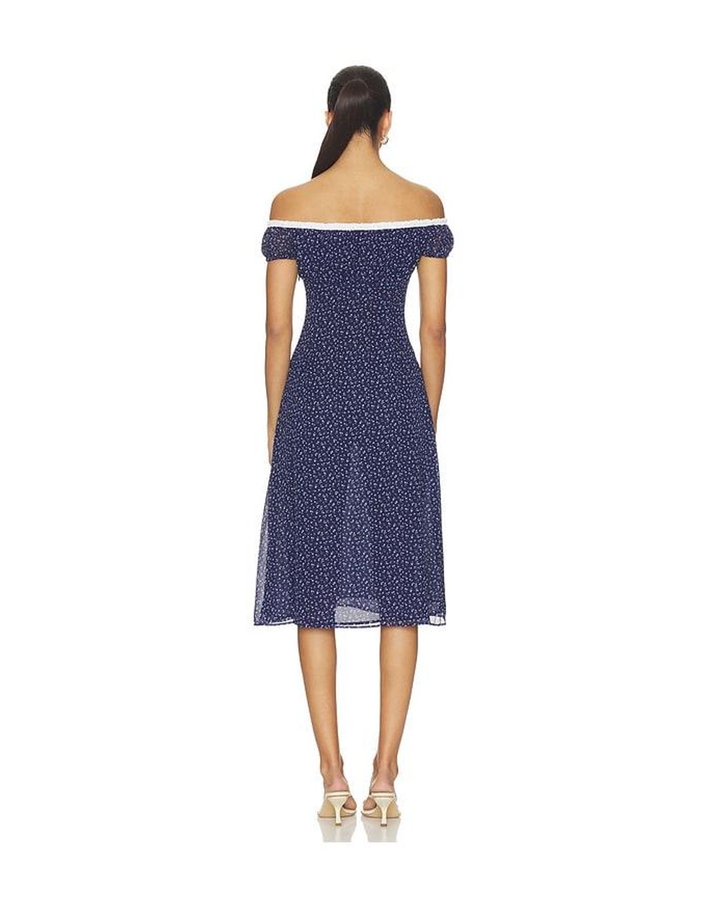 GUIZIO Blue Rocello Dress