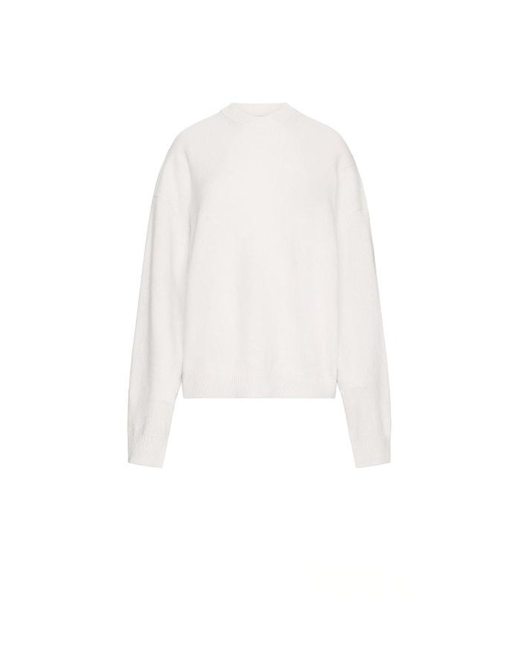 SRG White Bayani Cashmere Sweater