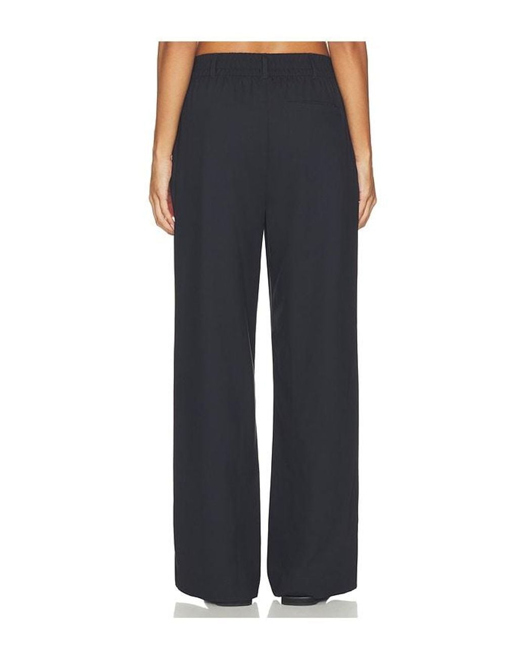 Beyond Yoga Black Status Wide Leg Trousers