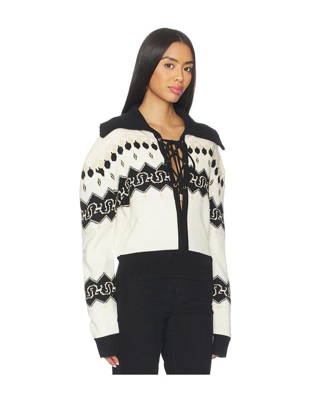 Urban Outfitters Black X Revolve Nordic Cowboy Sweater