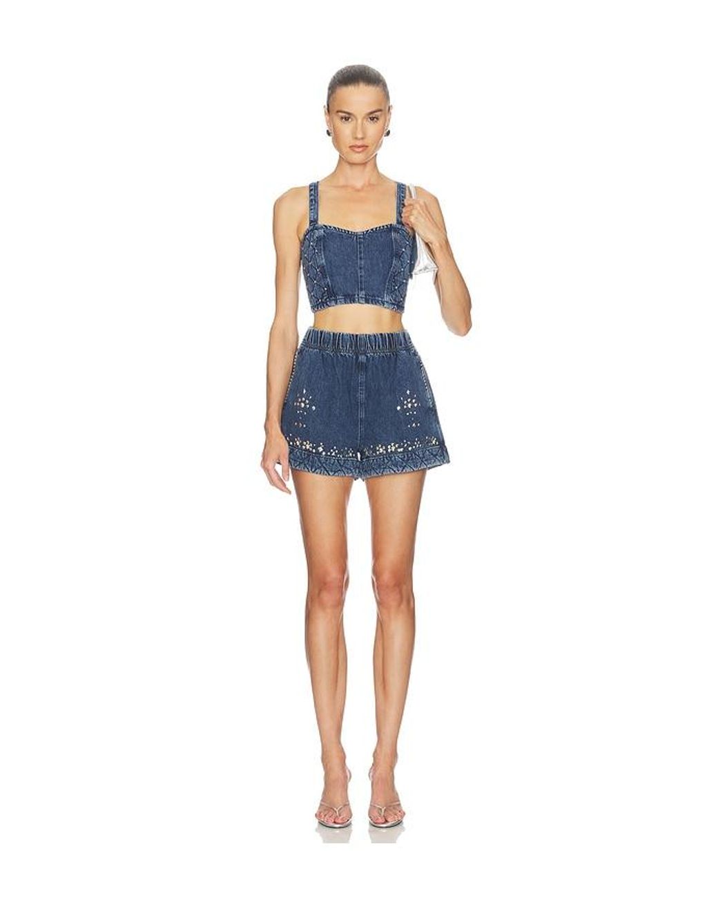 Hayley Menzies Blue Cyndi Top