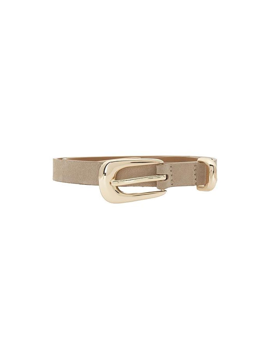 Ettika White Liquid Metal Western Belt