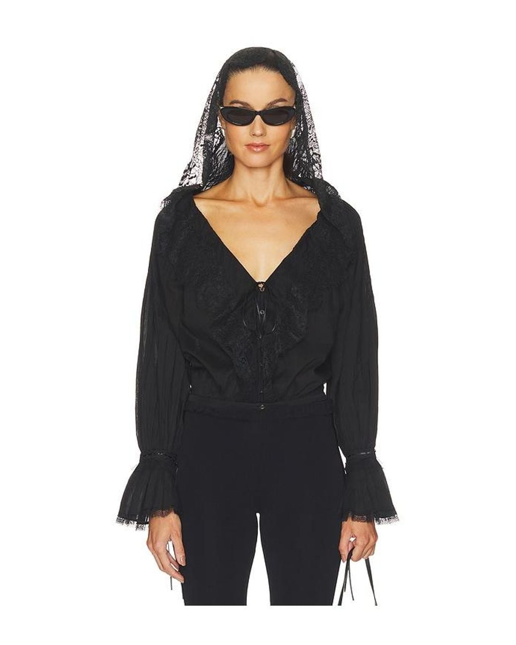 LPA Black Rhea Top