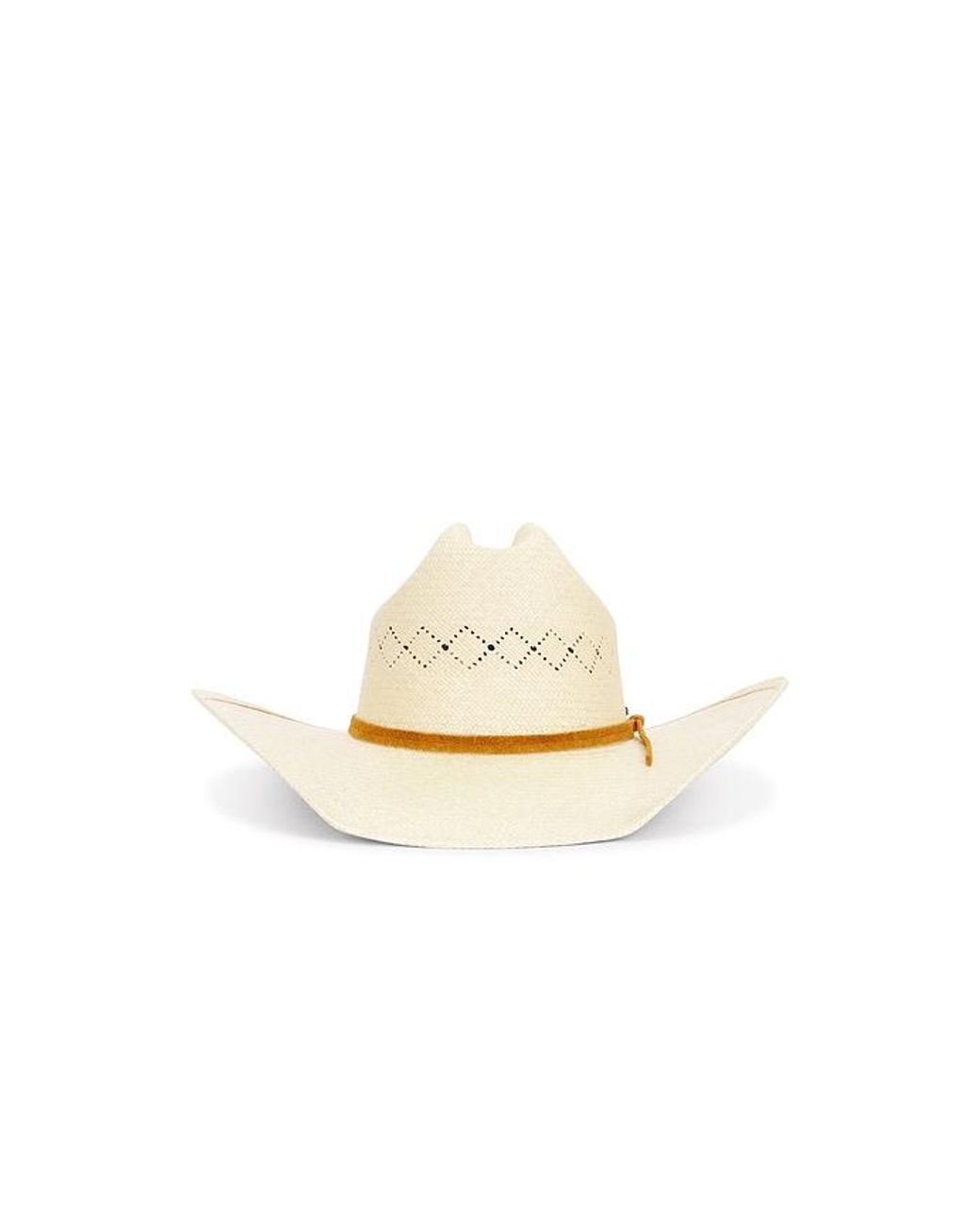 Brixton White Laredo Panama Straw Cowboy Hat