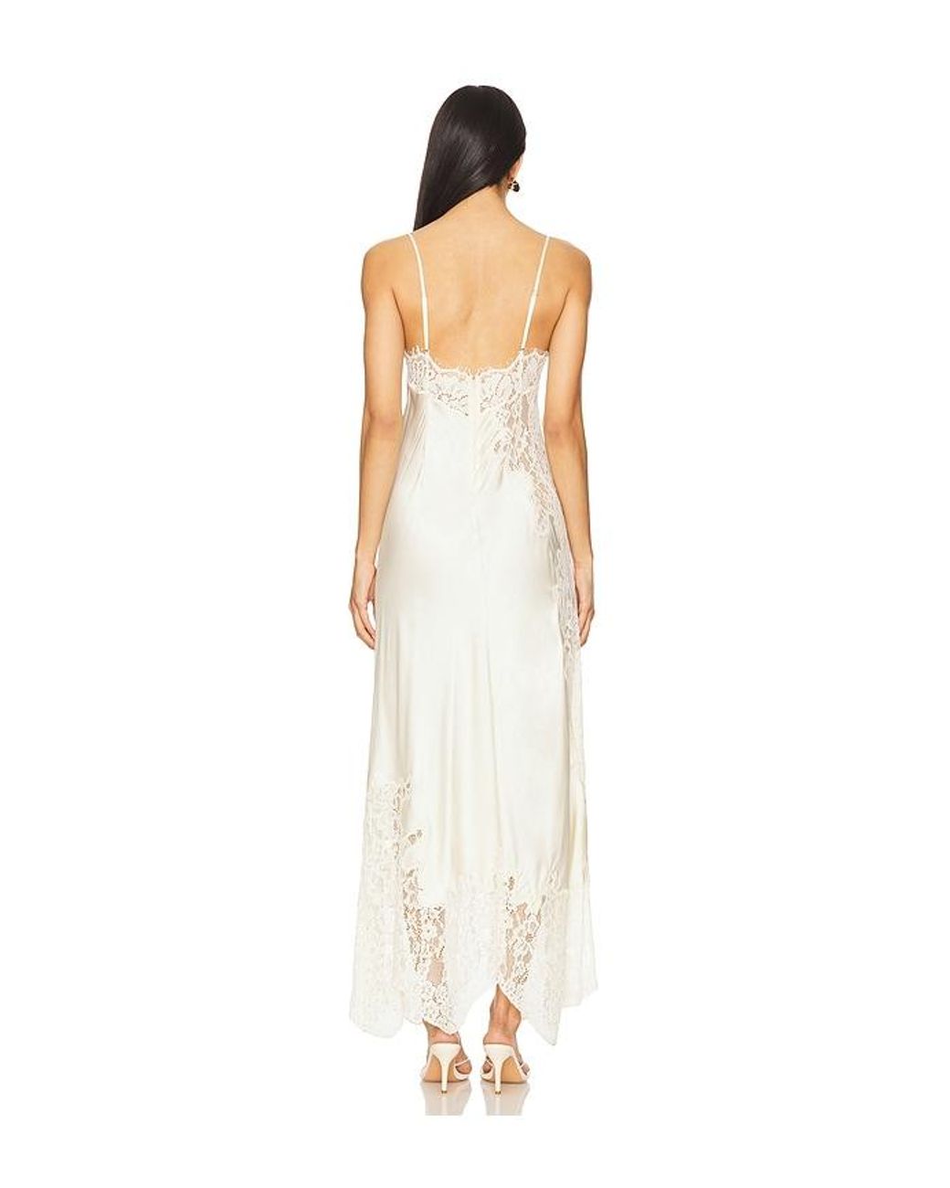 House of Harlow 1960 White X Revolve Waverly Midi Dress
