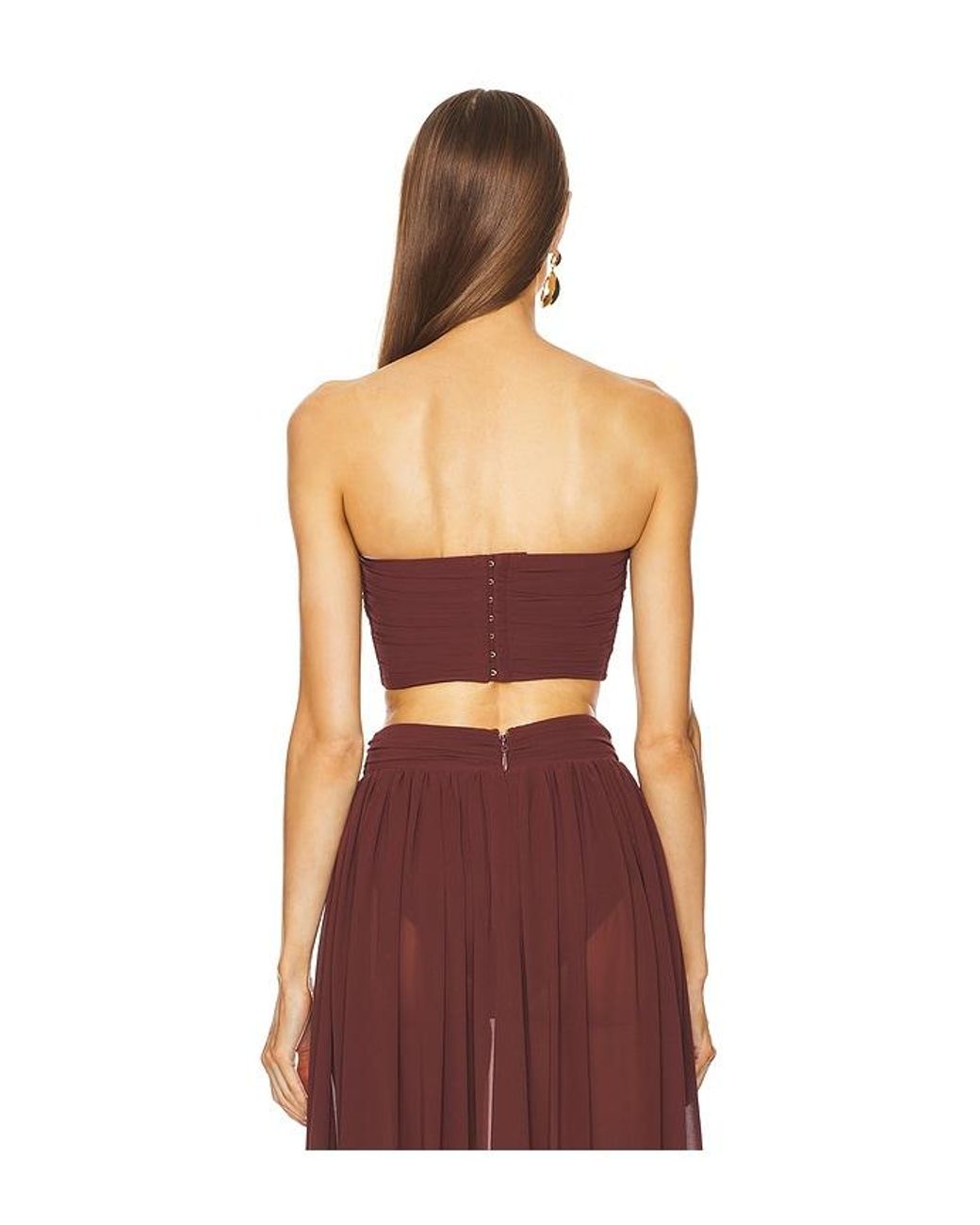 Michael Costello Red X Revolve Acacia Top