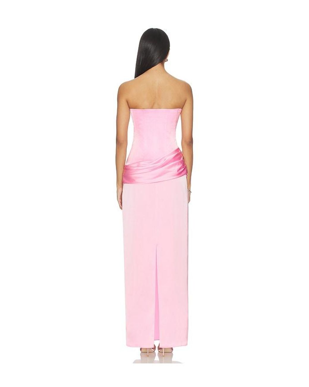Amanda Uprichard Pink X Revolve Rue Gown