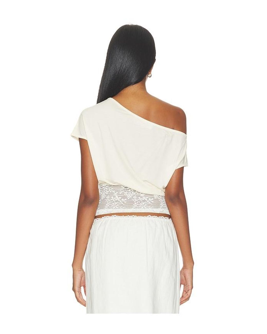 Lioness White Etoile Off Shoulder Top