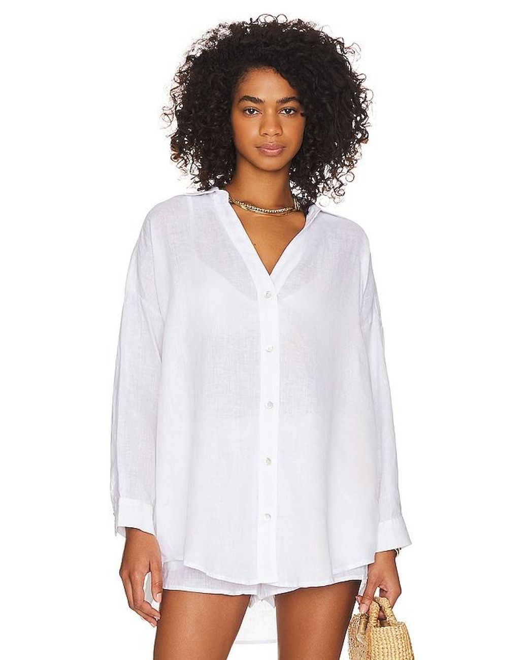 LSPACE White Rio Tunic