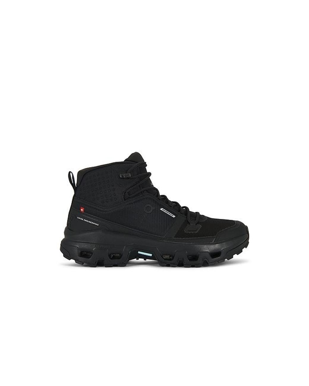 On Shoes Black Cloudrock Mid Wp for men