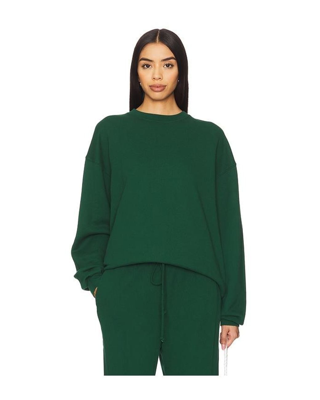 DONNI. Green X Revolve Eco Fleece Crewneck Sweatshirt