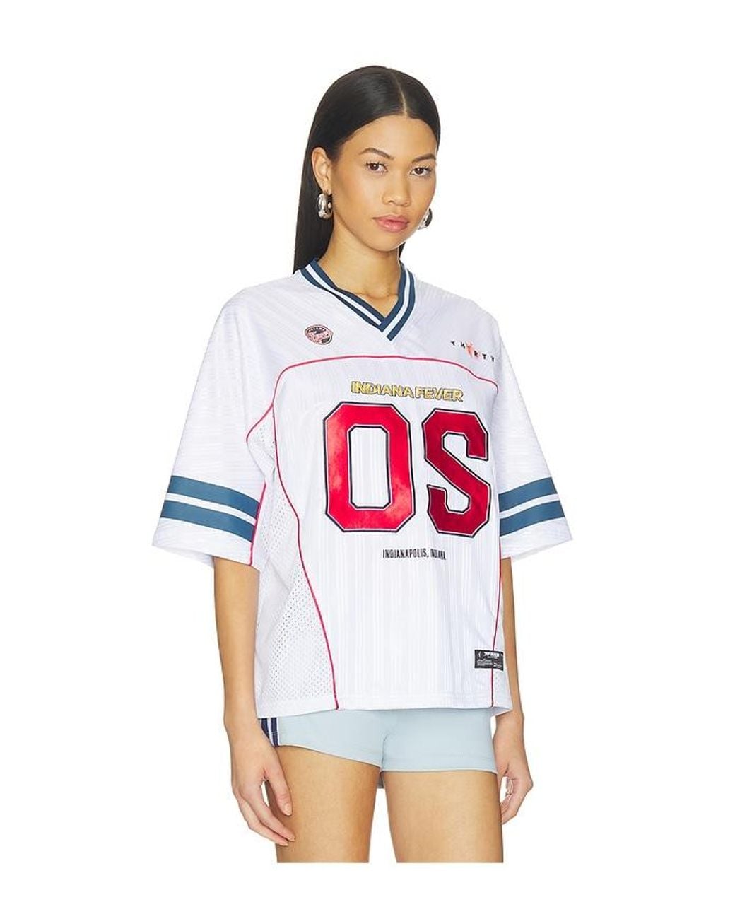 OFF SEASON White Indiana Fever Boxy Top
