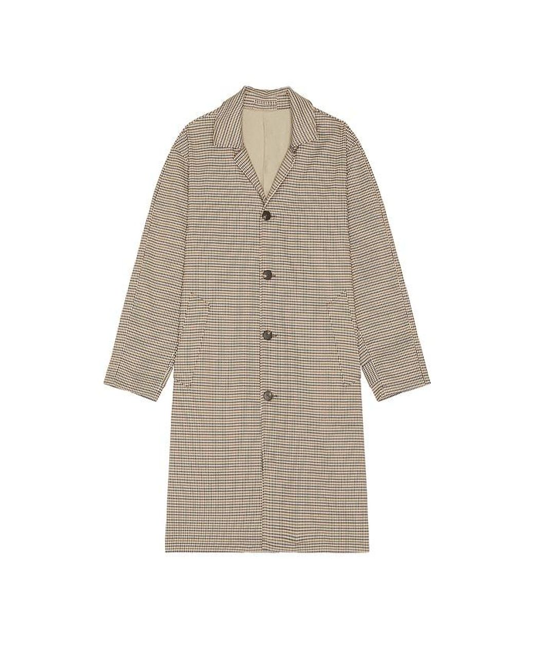 BOUND Natural Check Mac Jacket for men