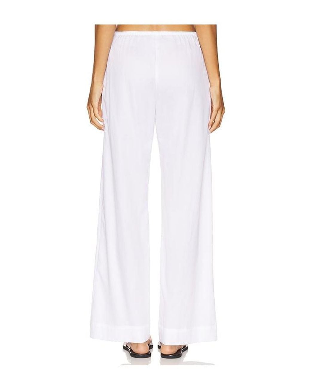Leset White Yoko Pocket Pant
