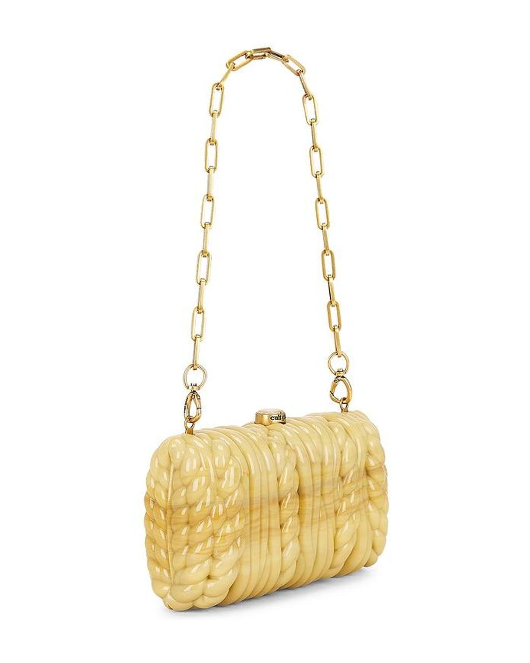 Cult Gaia Metallic Helene Clutch