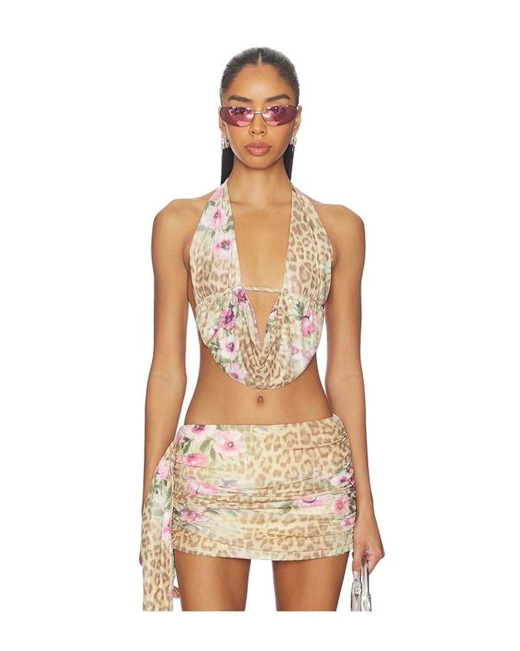 Tiger Mist Multicolor Risa Top