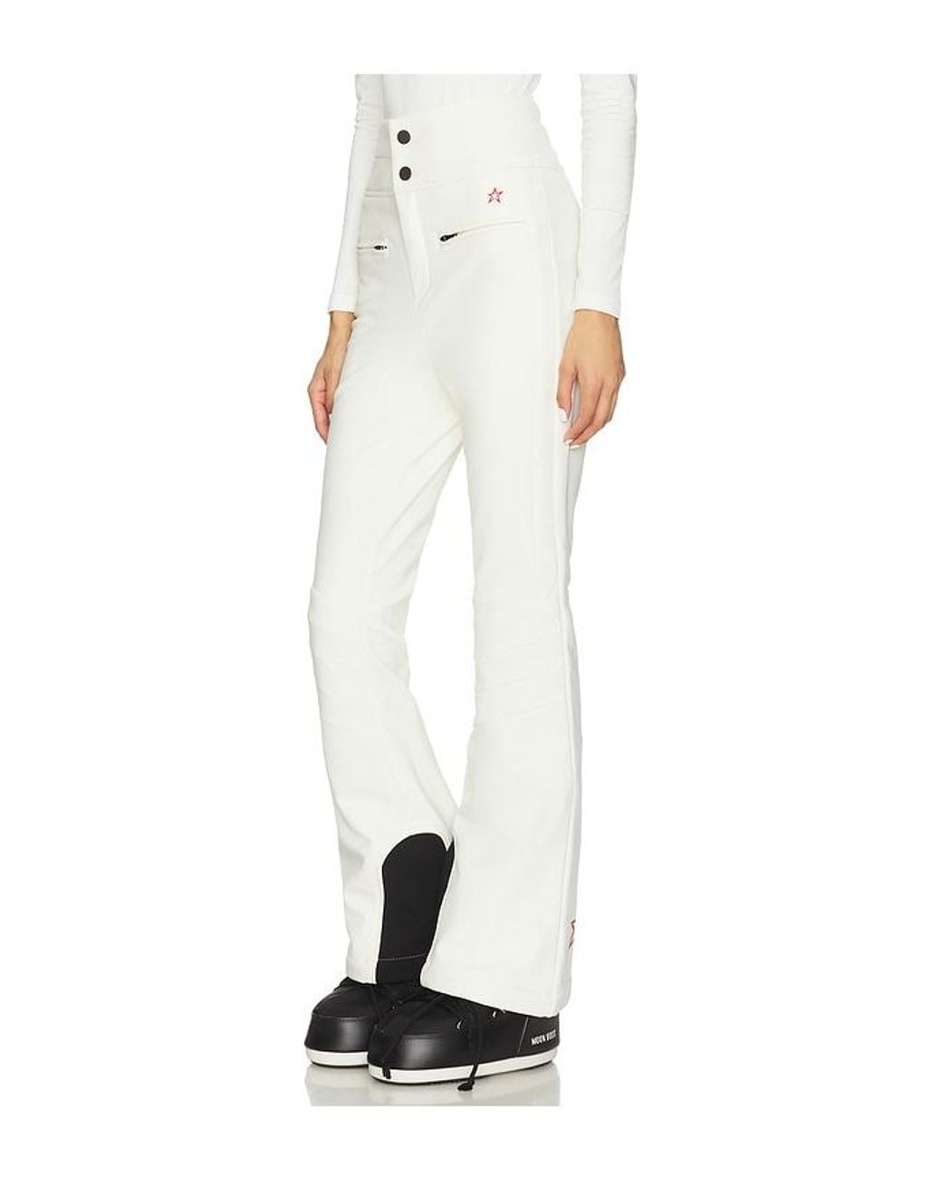 Perfect Moment White Aurora High Waisted Ski Pant
