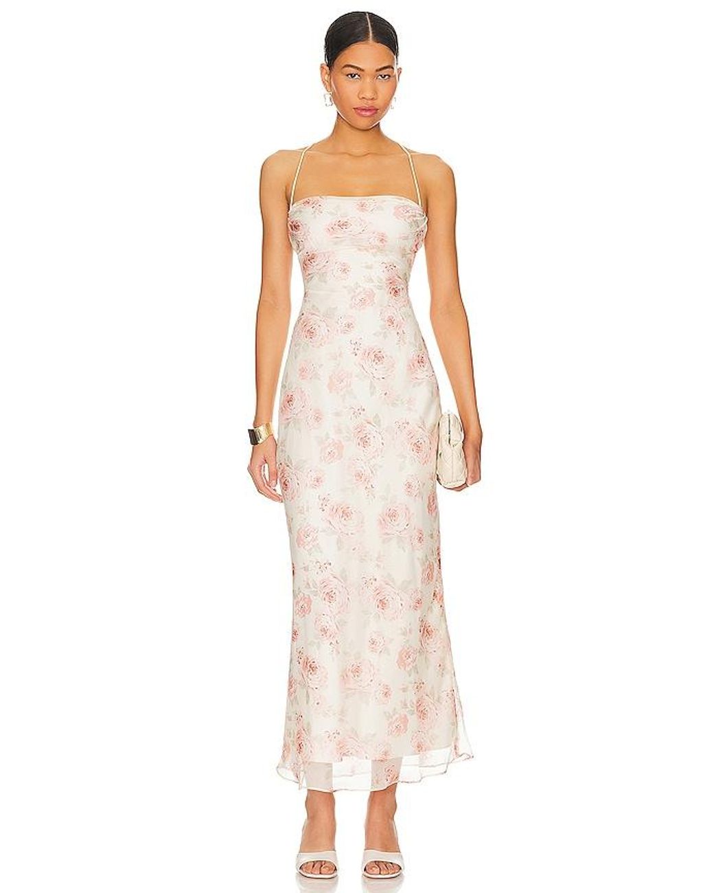 MORE TO COME White Gabriela Maxi Dress