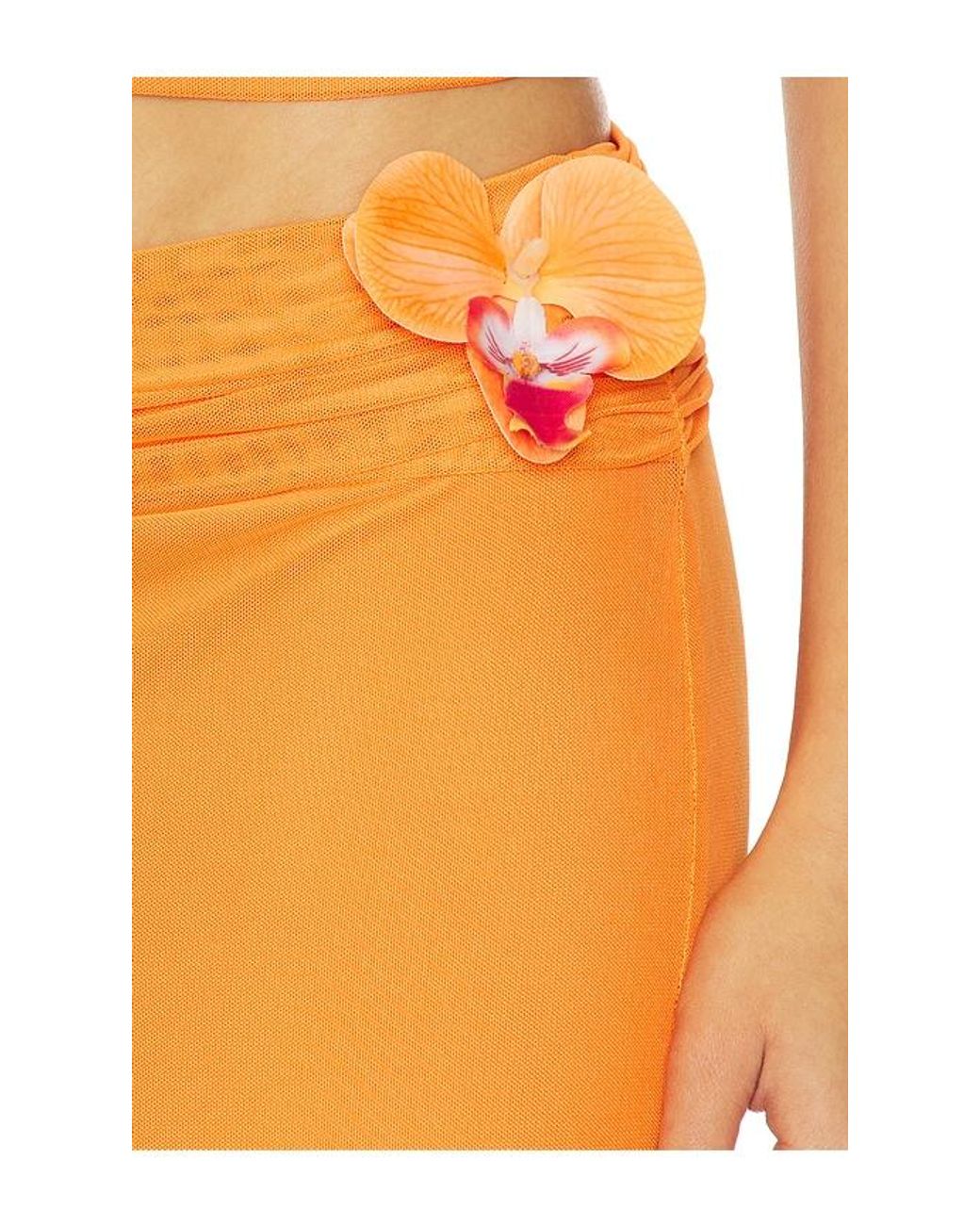 MORE TO COME Orange Yanisha Maxi Skirt