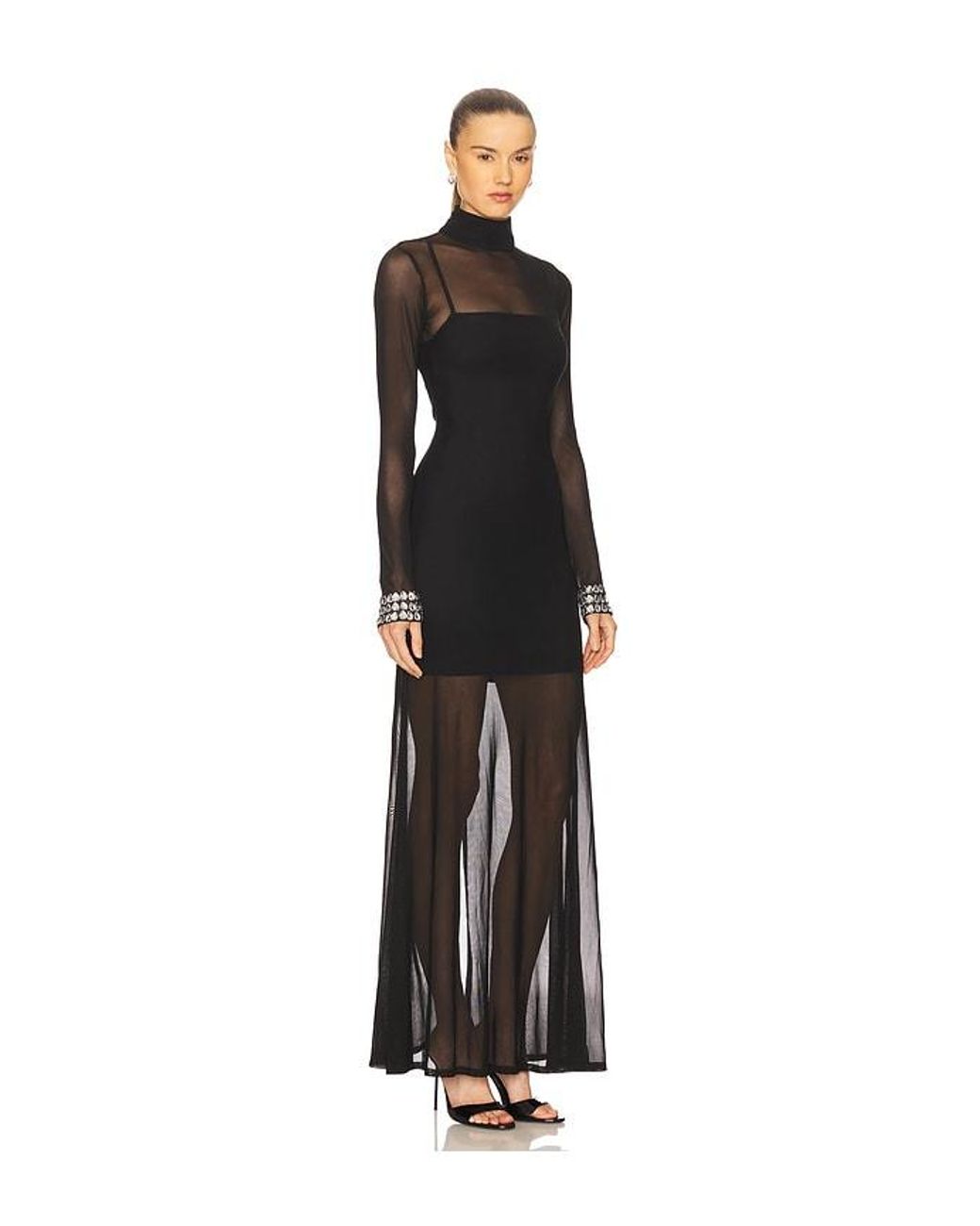 Mariandree Gaitan Black Emilia Dress