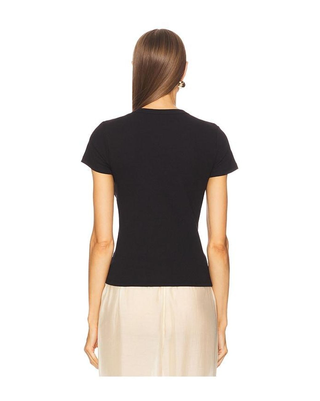 Leset Black Kelly Slim Fit Tee