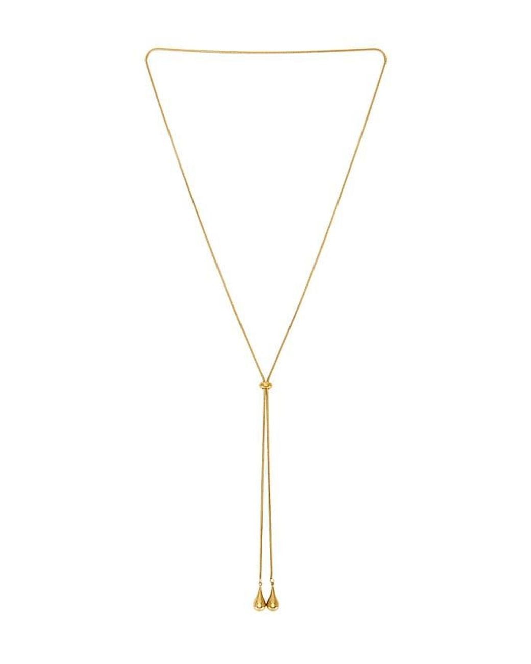 petit moments Multicolor Metal Bolo Lariat Necklace