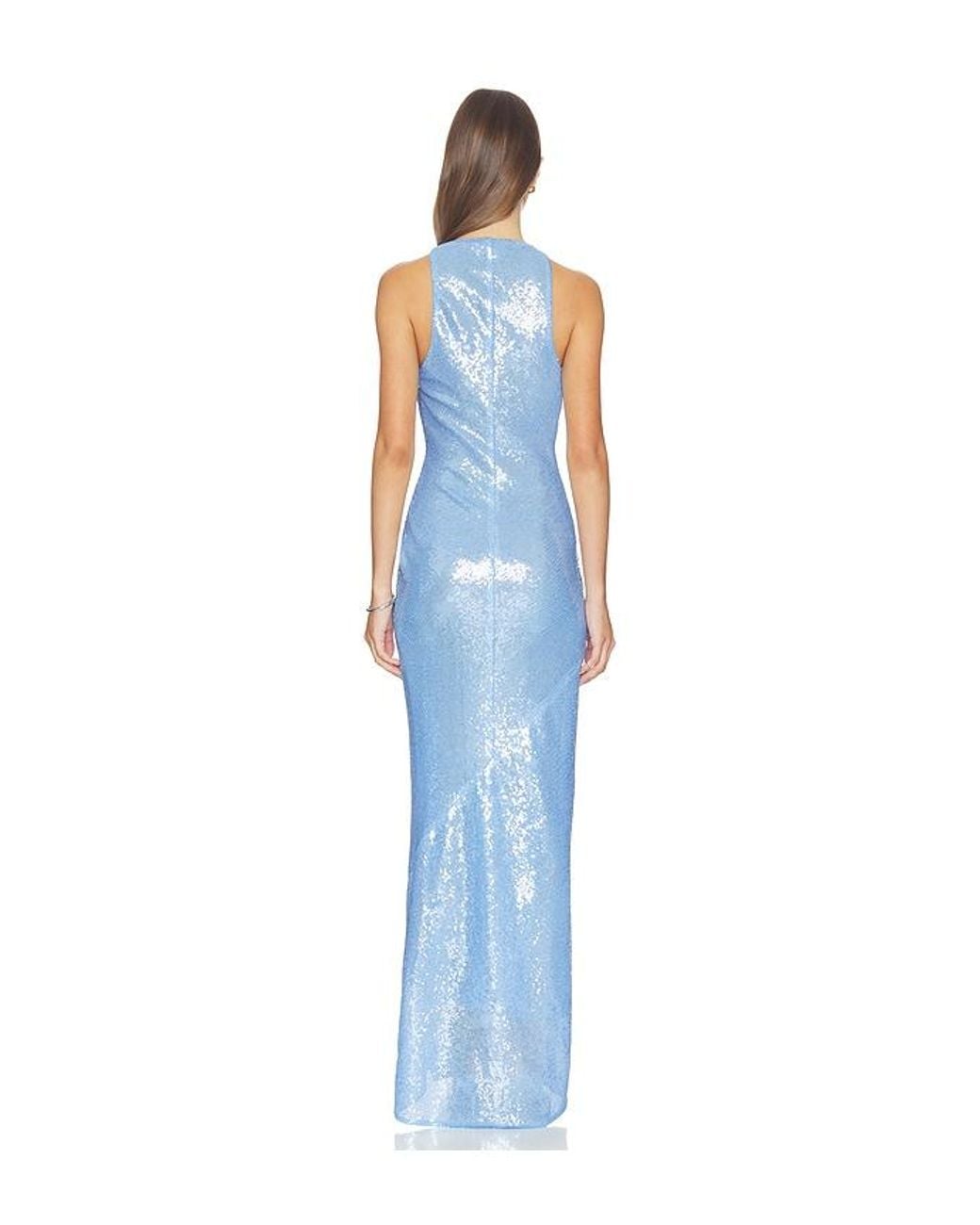 Lovers + Friends Blue Maya Gown