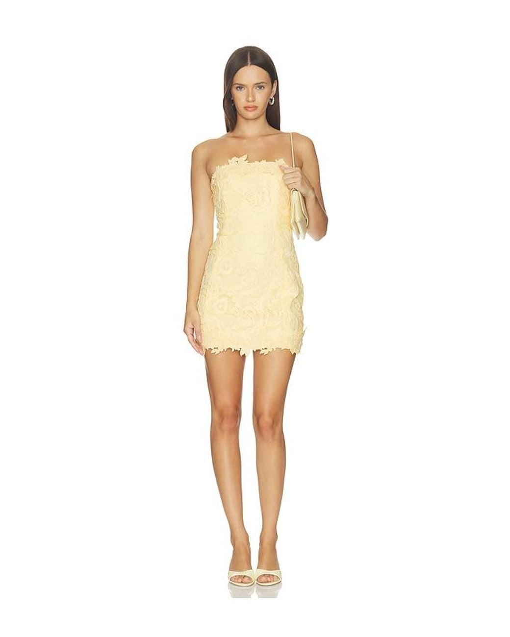 Lovers + Friends Natural Edith Mini Dress