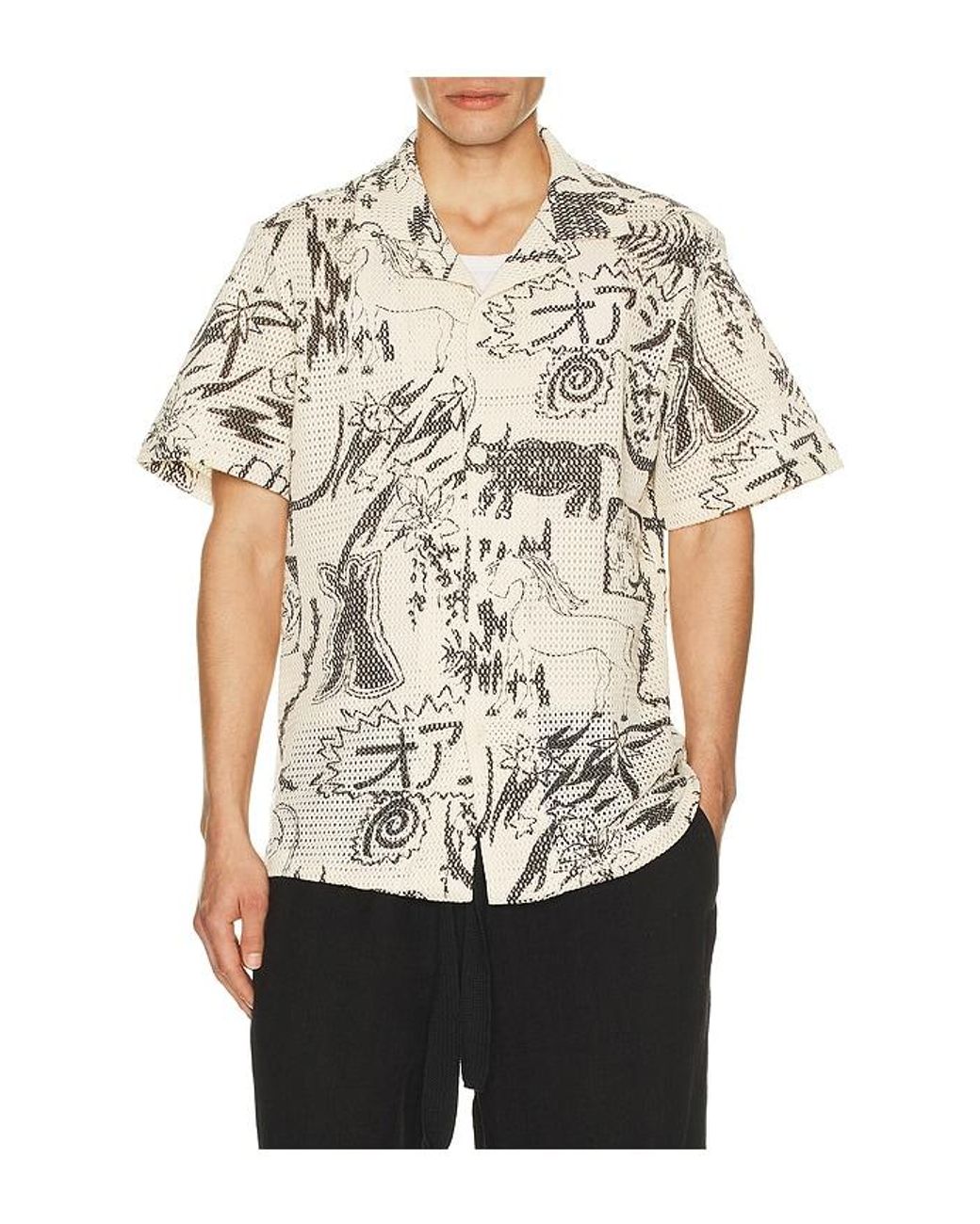Oas Multicolor Gensou Cuba Shirt for men