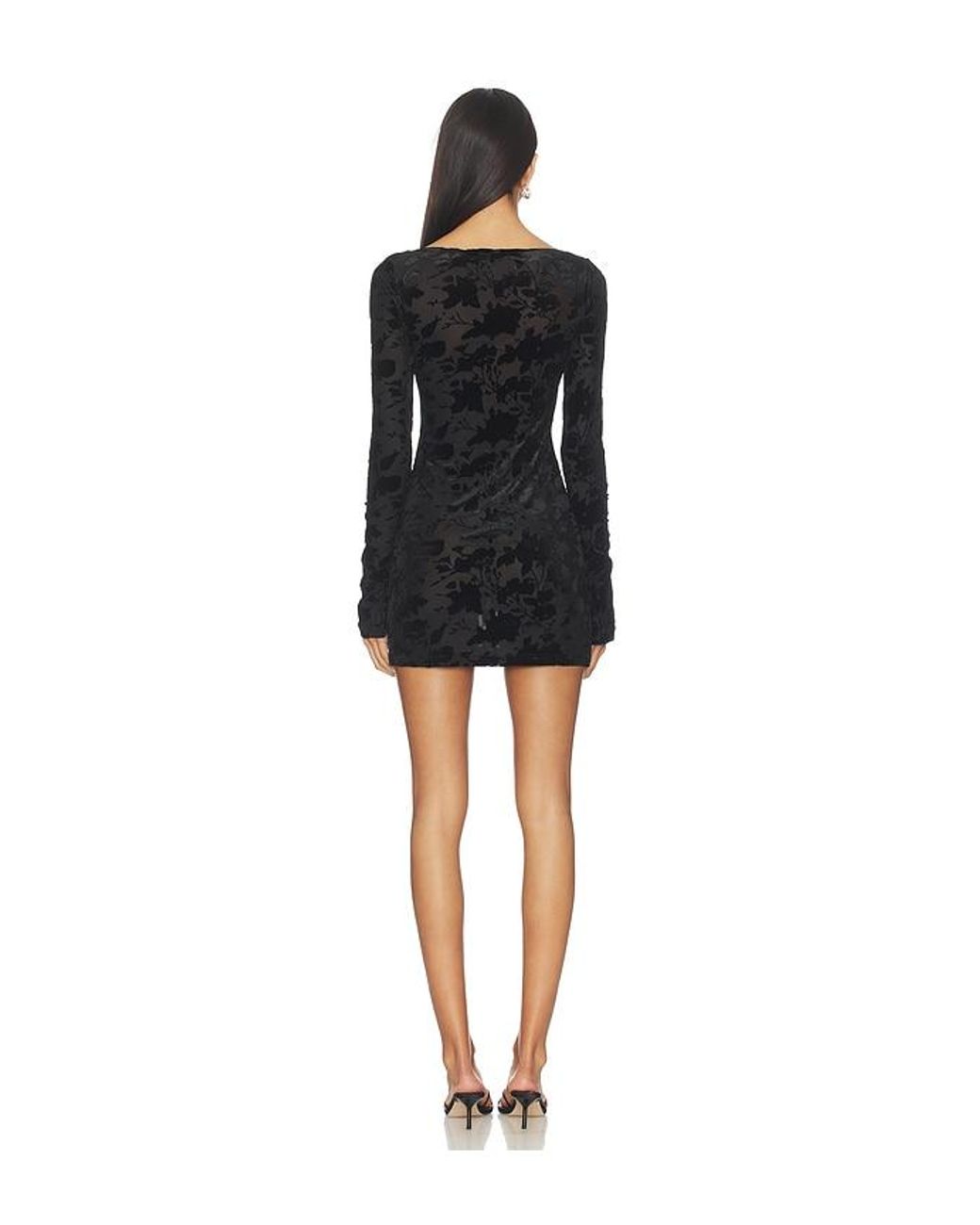 SNDY'S Black Velera Mini Dress