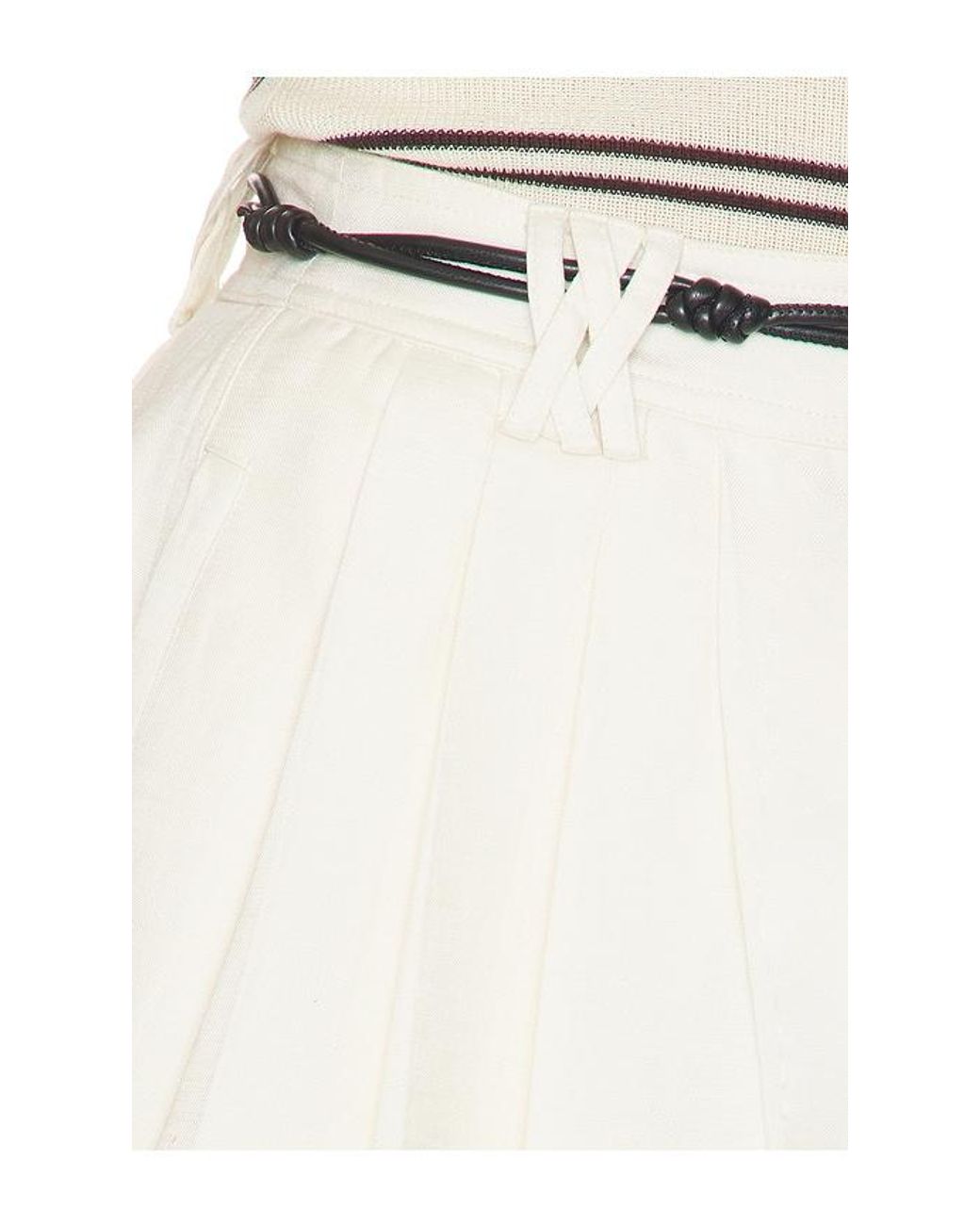 Astr White Atherton Shorts