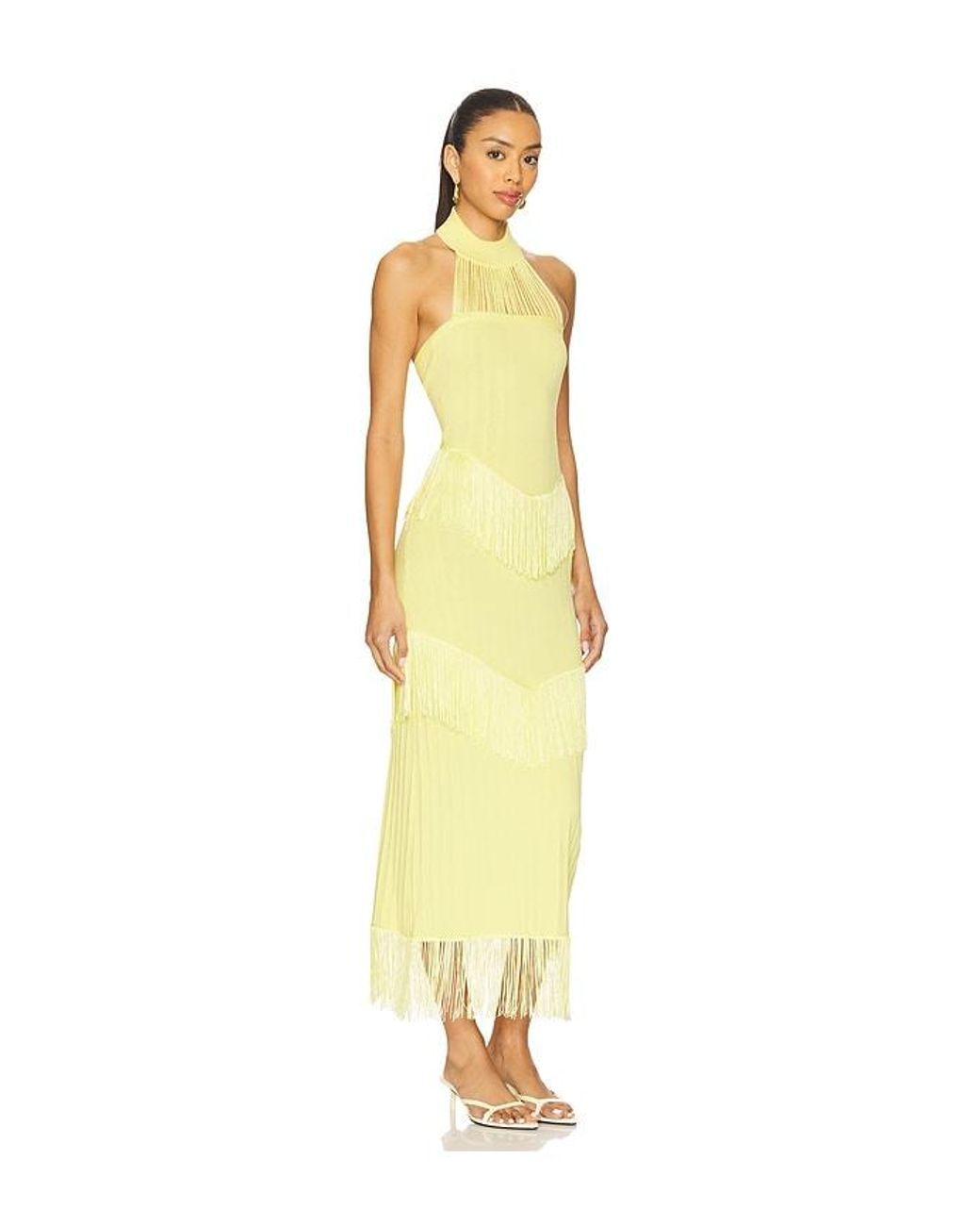 YELLOW THE LABEL Yellow Lana Fringe Dress