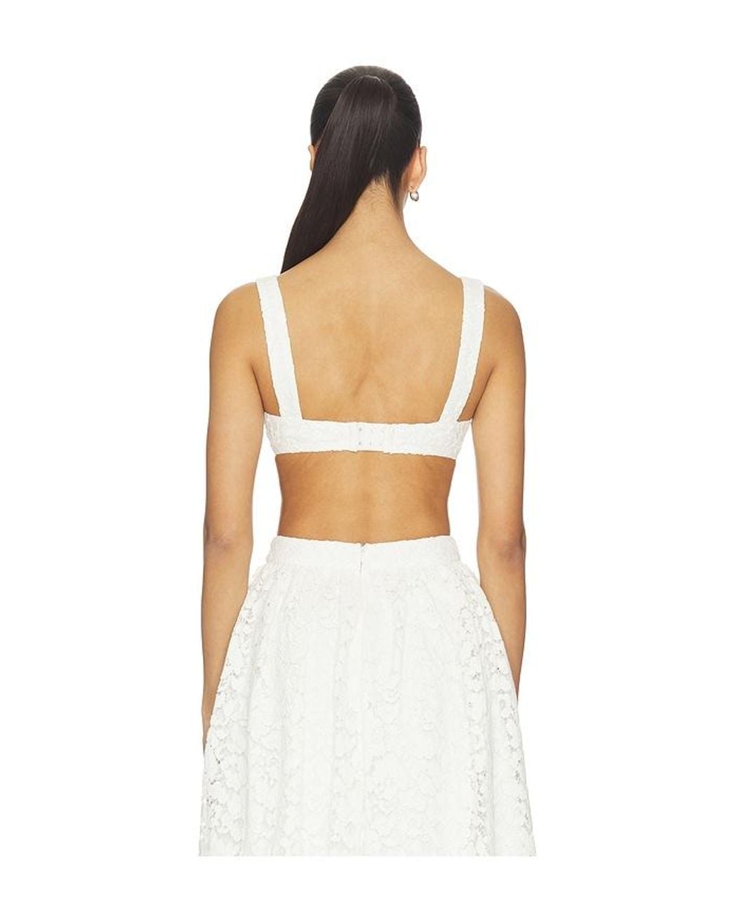 Lovers + Friends White Teagan Top