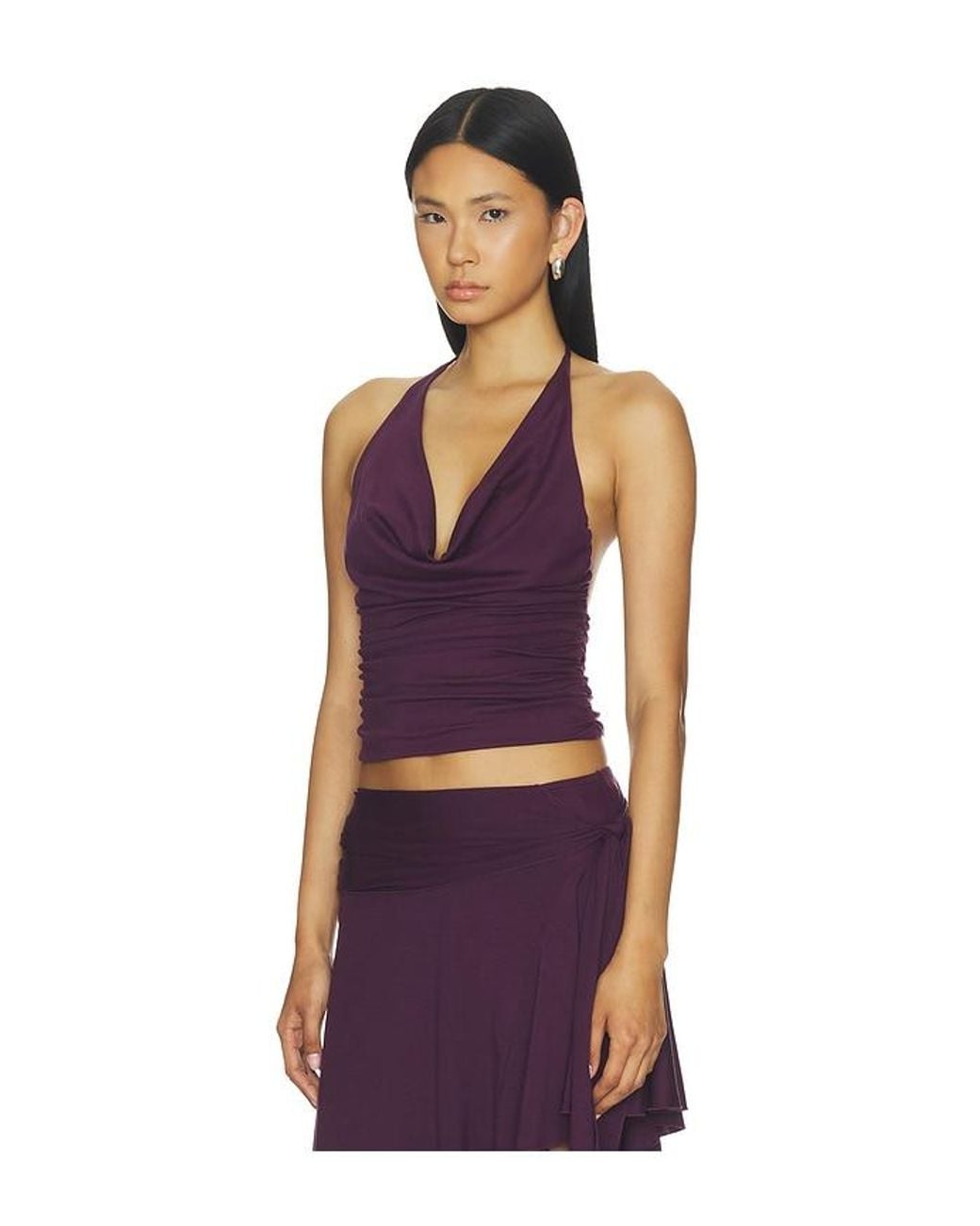 Nia Purple Fabrizio Top