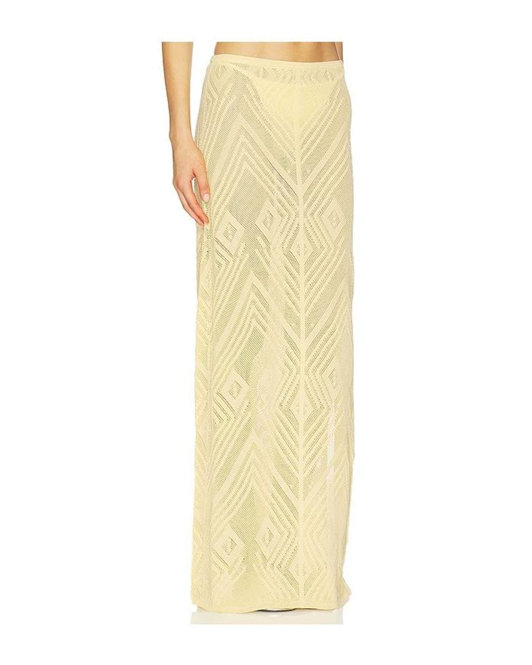 Devon Windsor Yellow Vie Skirt