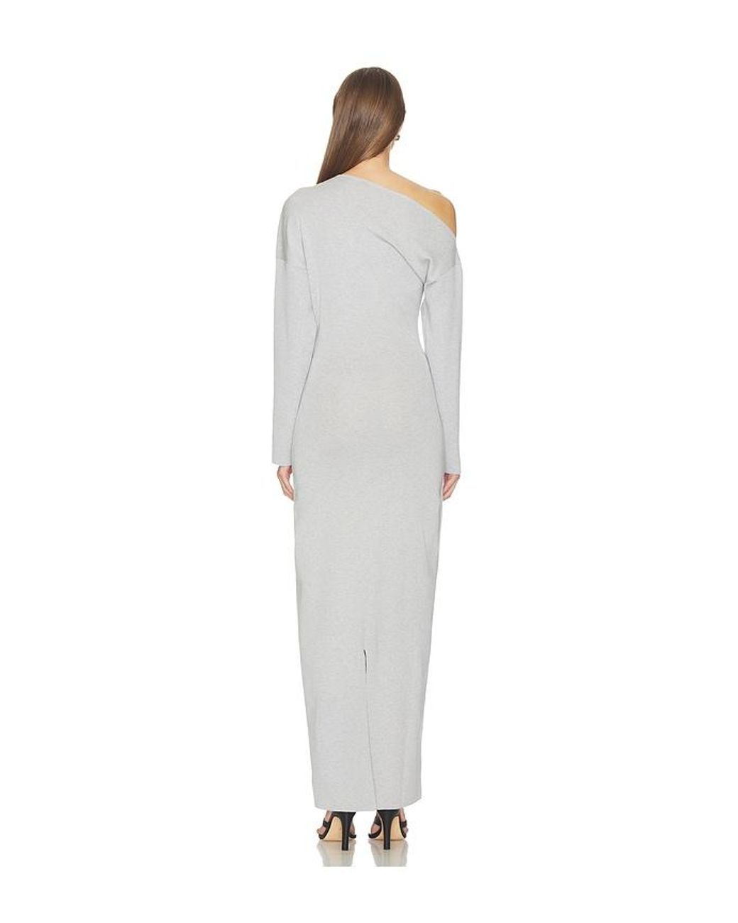 SRG White Lesly Off Shoulder Knit Dress