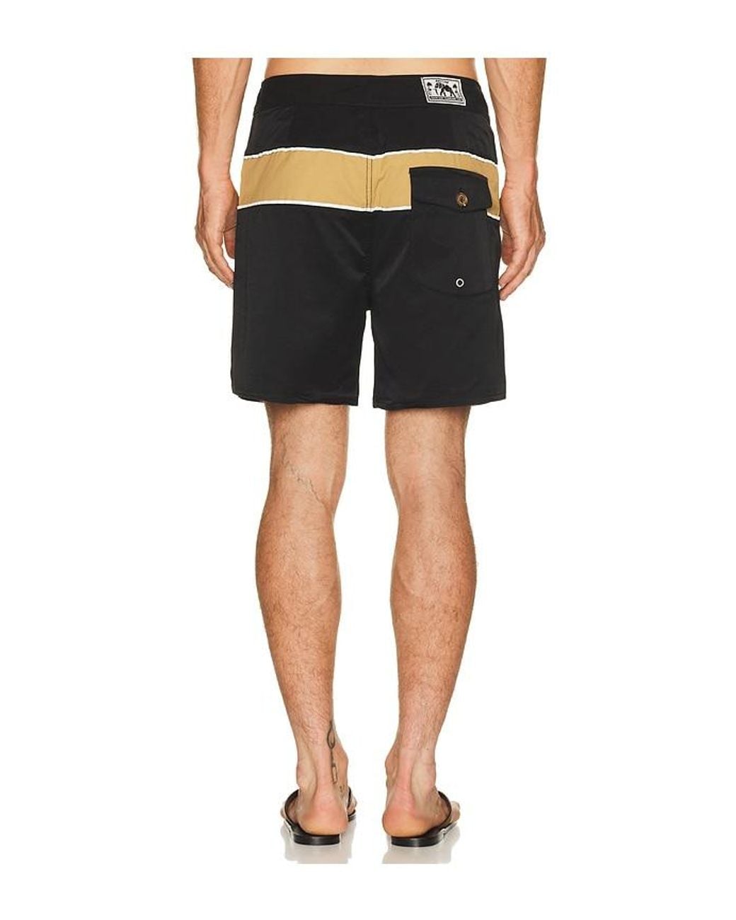 Rhythm Black Heritage Midway Trunk for men