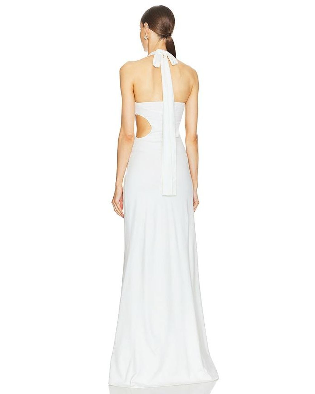 Vestido En Talla En Sid Neigum de color White