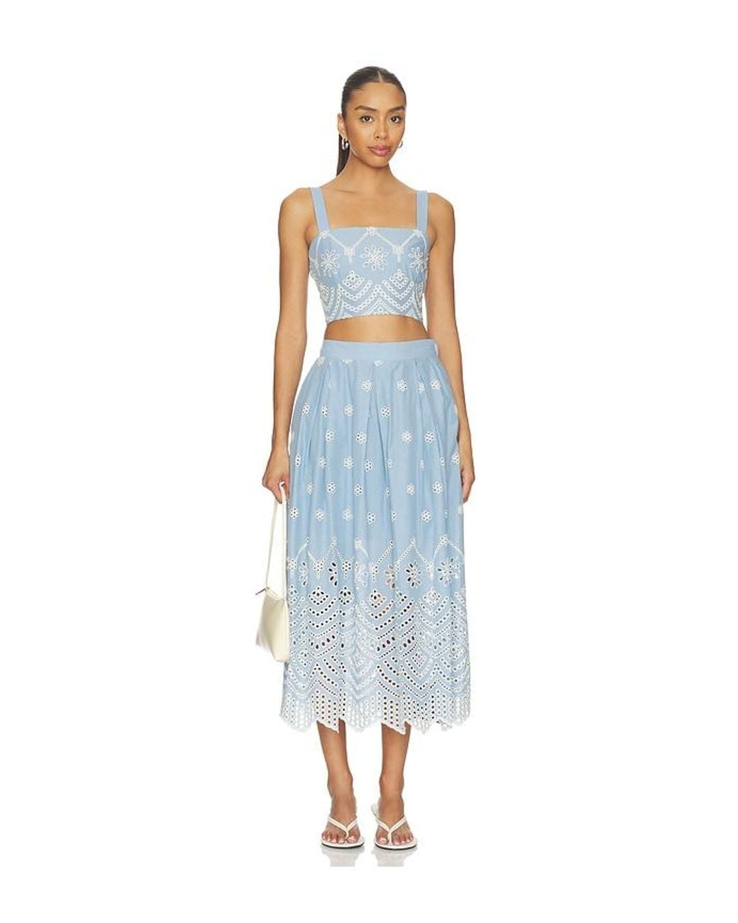 MISA Los Angles Blue Lois Top