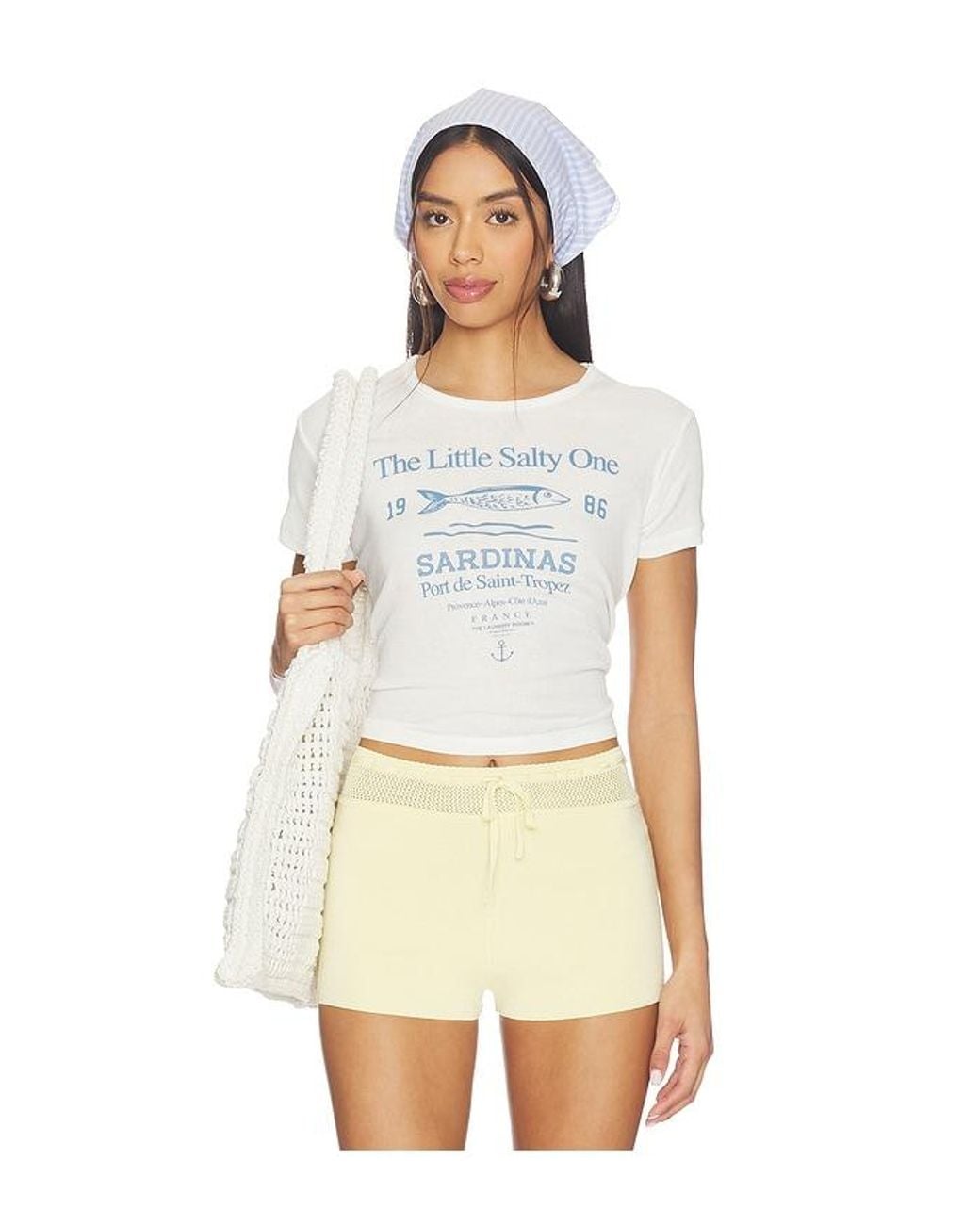 The Laundry Room Natural The Little Salty One Baby Tee