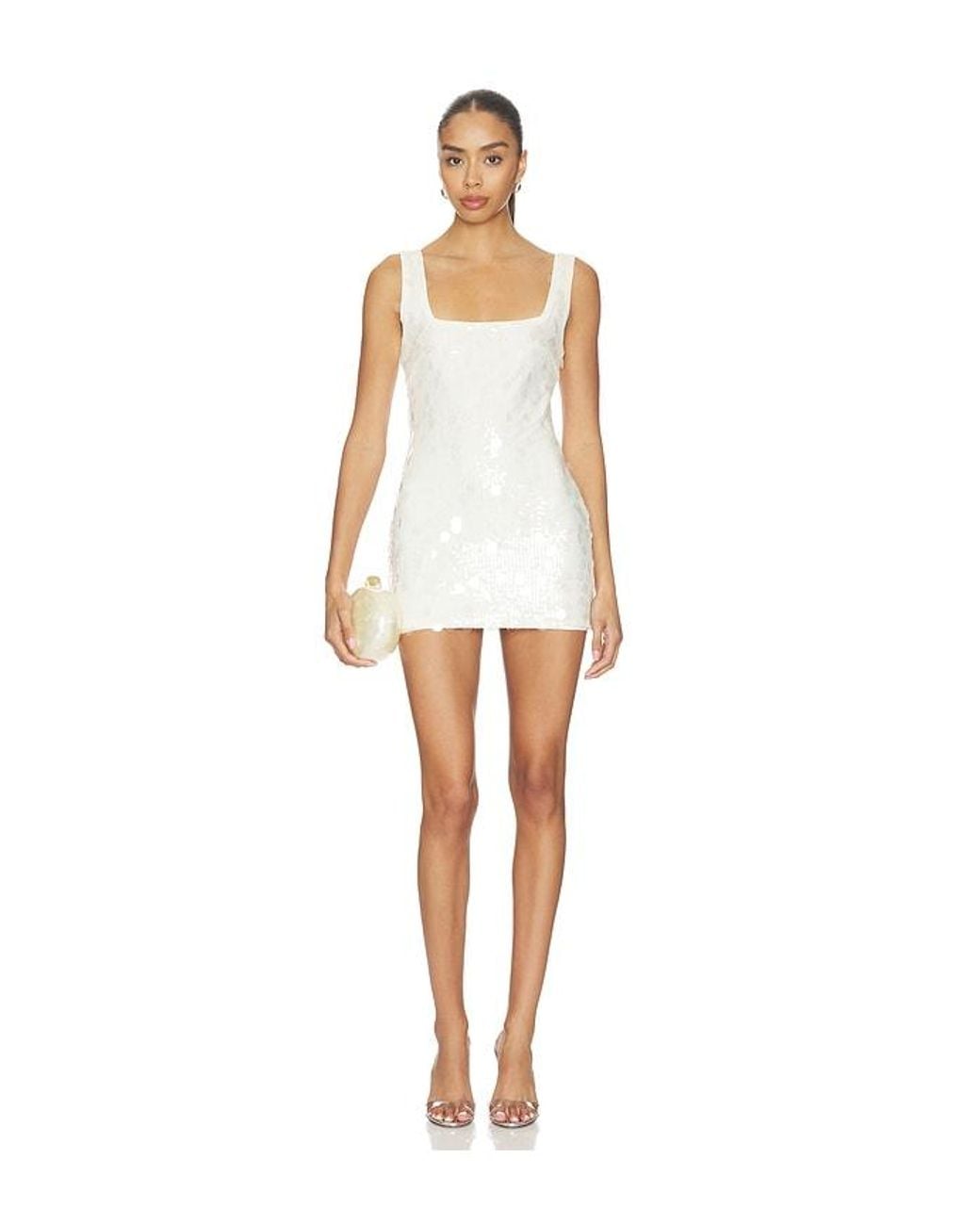 superdown White Nala Mini Dress