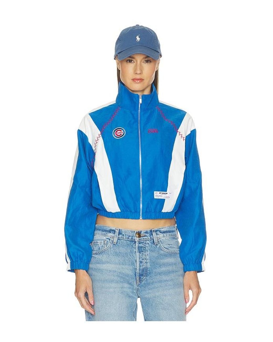 OFF SEASON Blue Lightweight Track Jacket