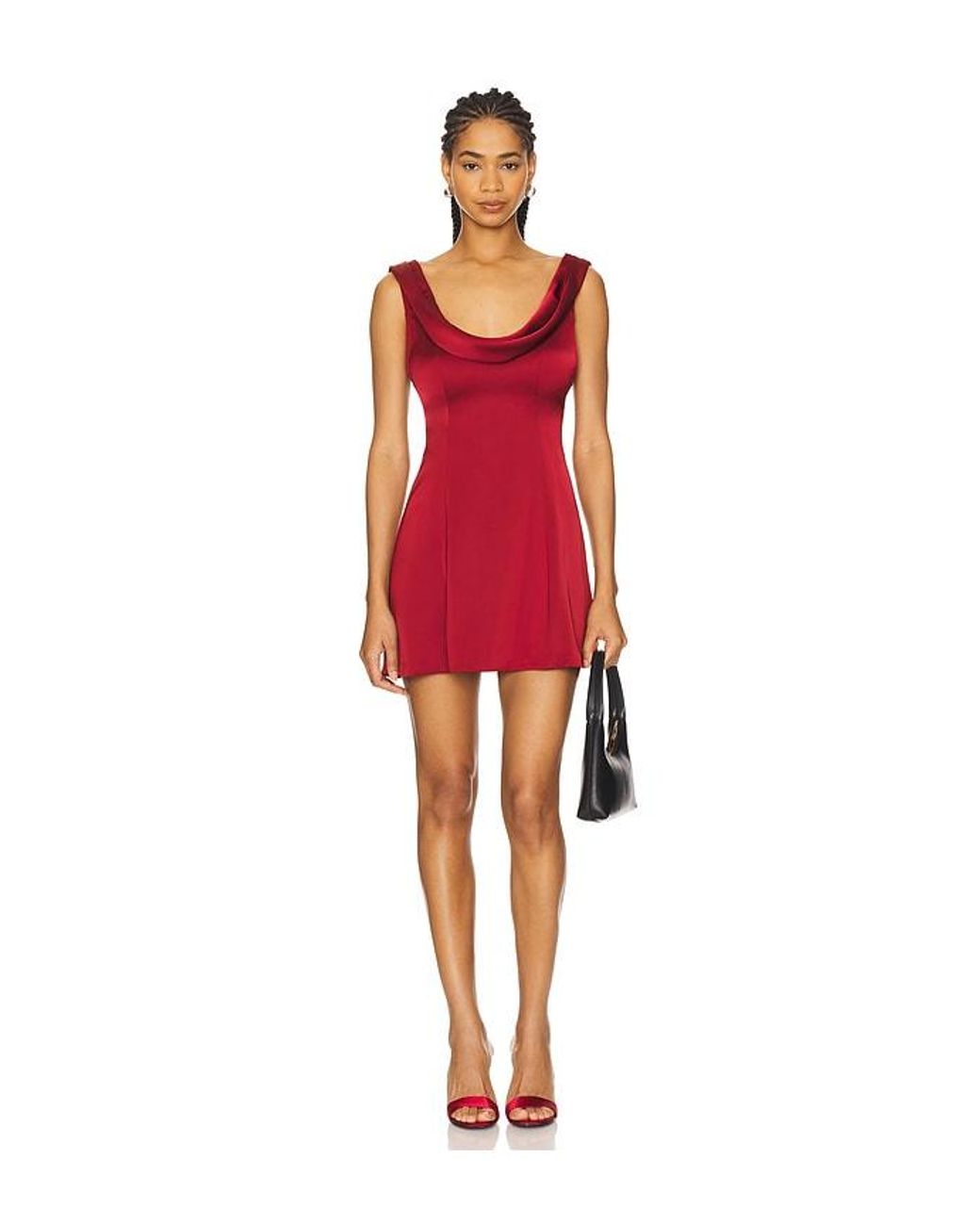 knee length dresses for ladies Claudia Mesh Mini Dress main image 1